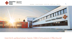 Desktop Screenshot of drk-offenburg.de